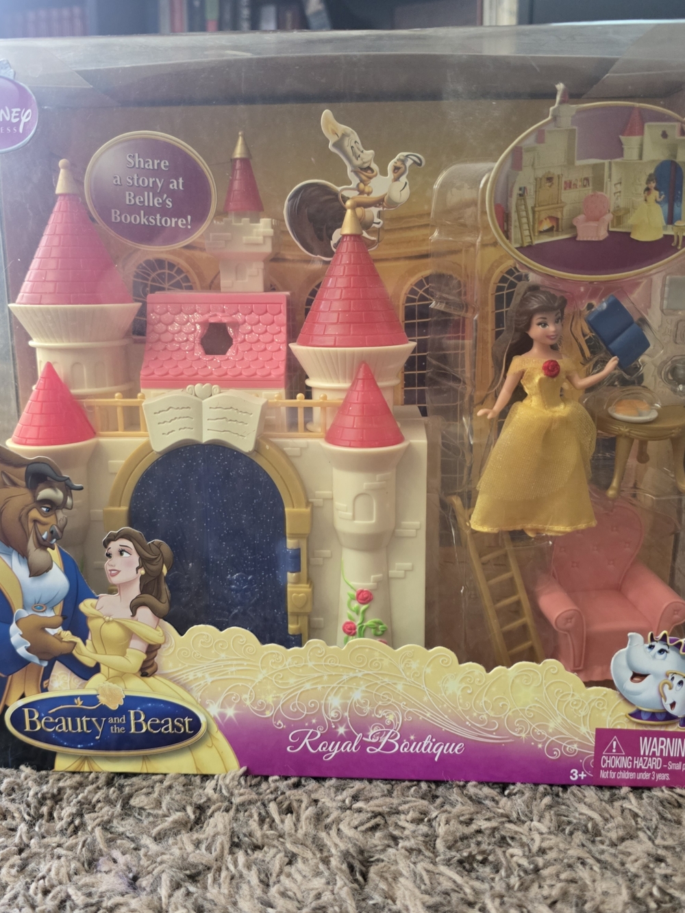 Disney Beauty and the Beast Belle Royal Boutique Playset